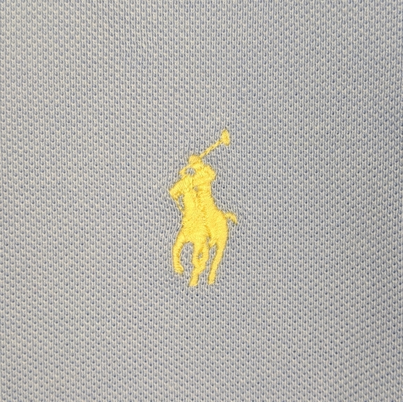Polo Ralph Lauren Mesh Polo Shirt Blue Small NWT - Picture 5 of 7
